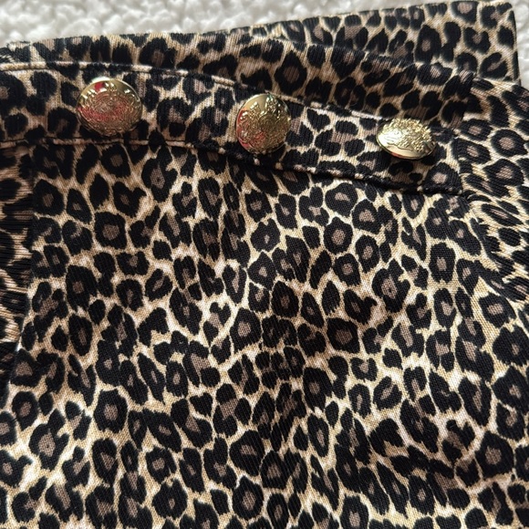 New With Tags Rafealla Leopard Print Long Sleeve Top - Picture 3 of 3